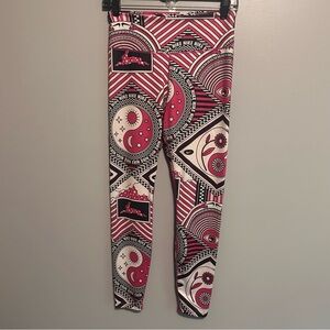 Nike One Womens Mid-Rise 7/8 Printed 2020 Rare Ying Yang Rabbit Leggings Running